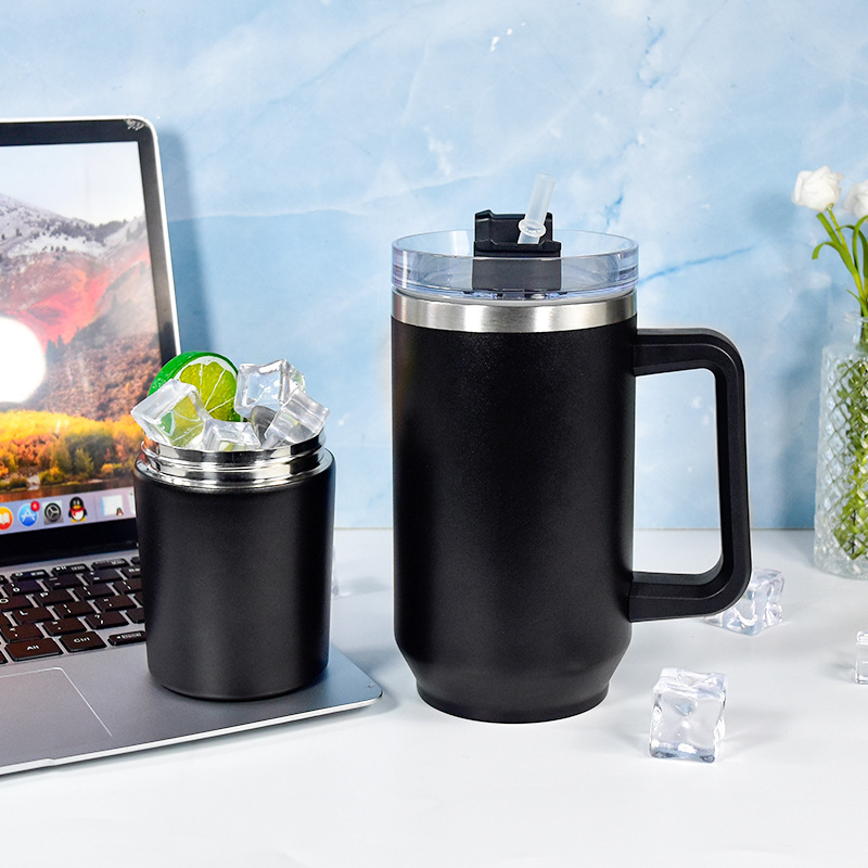 40oz Powder Coated Split Tumbler 6