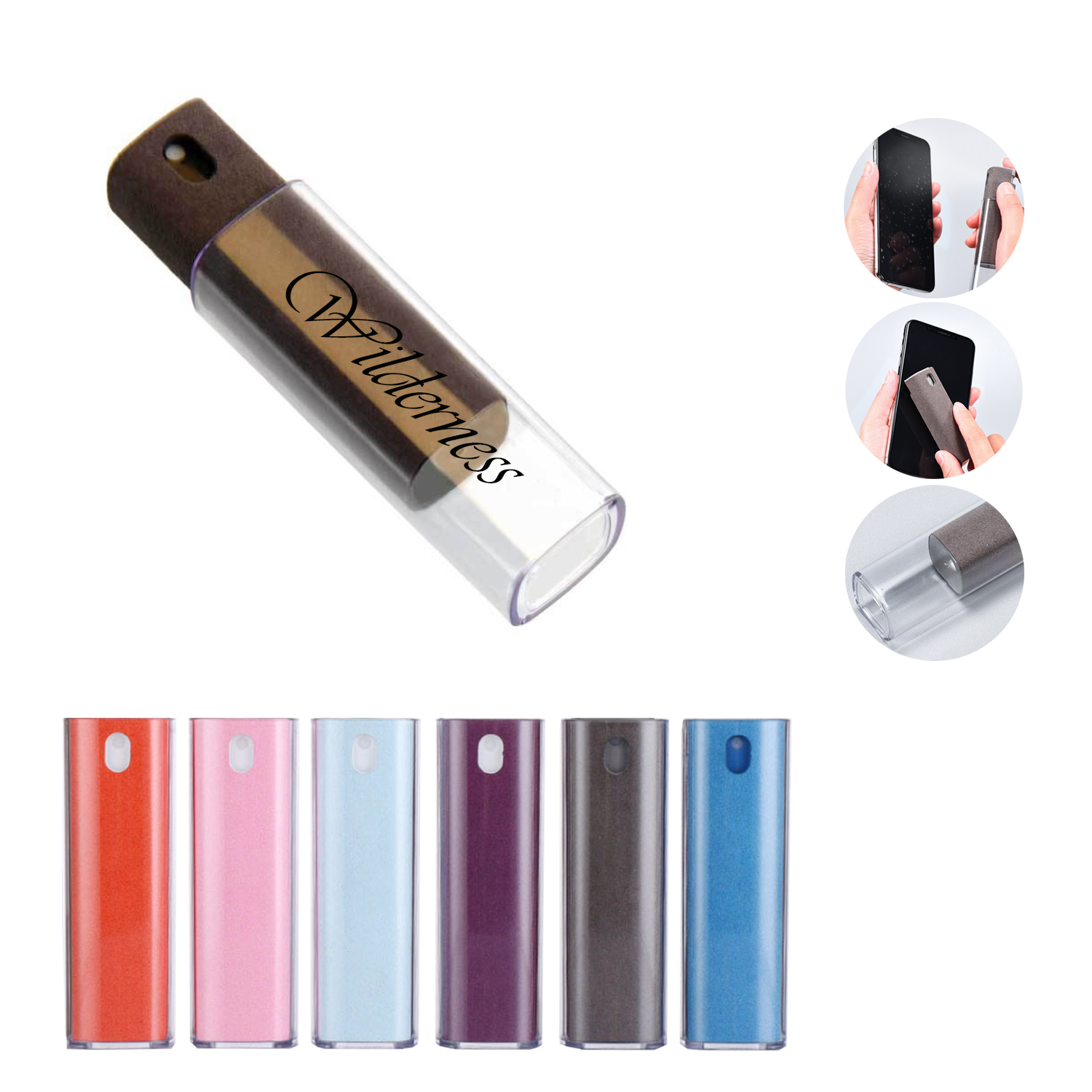 Screen Multifunctional Sanitizer Spray with Storage Shell 2