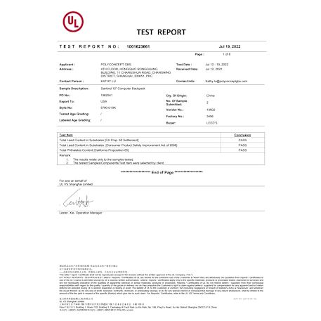 Sanford 15" Computer Backpack 25