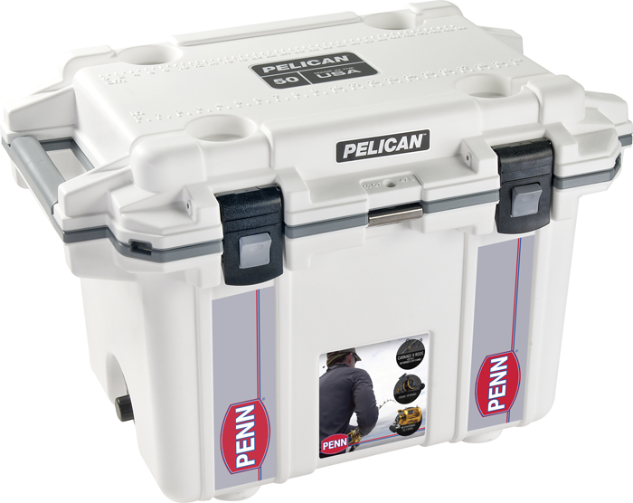 Pelican™ 50QT Cooler WHITE 15