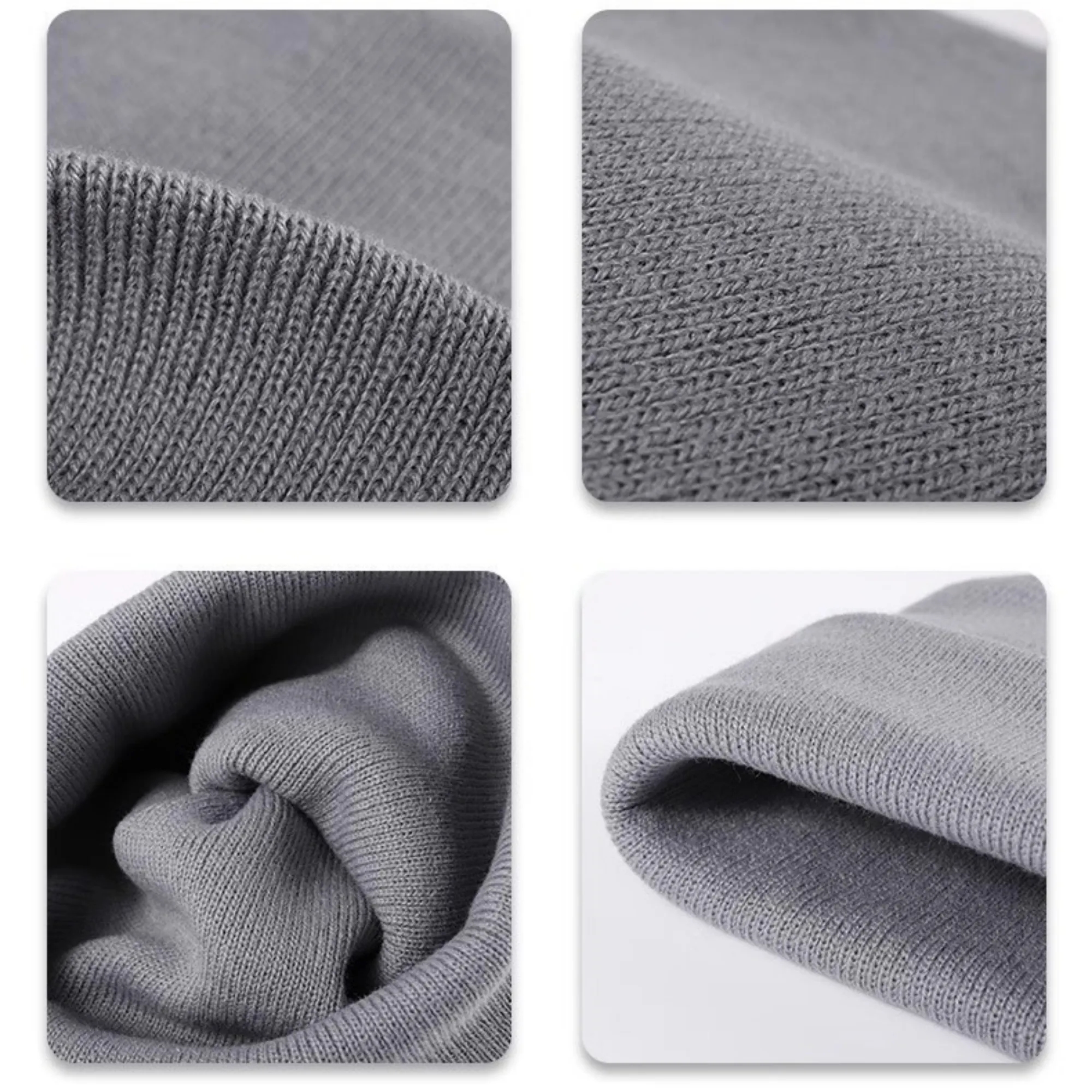 Warm Soft Solid Beanie Knit Hat Winter Hat 6
