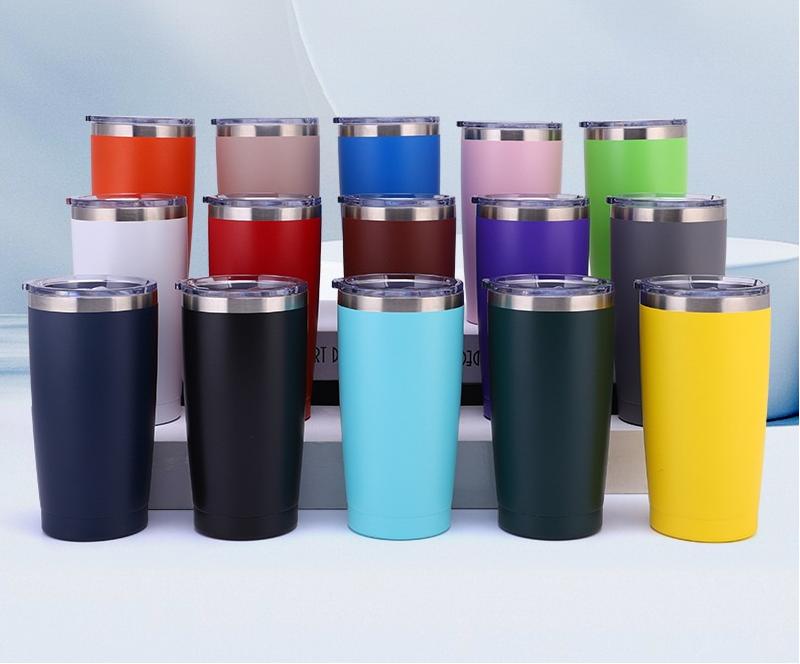 20oz Stainless Steel Car Tumbler Insulated Travel Mug 11