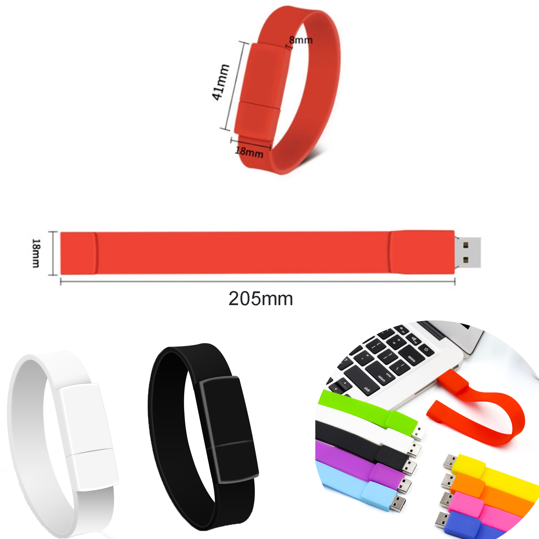 Wristband USB Flash Drive 2