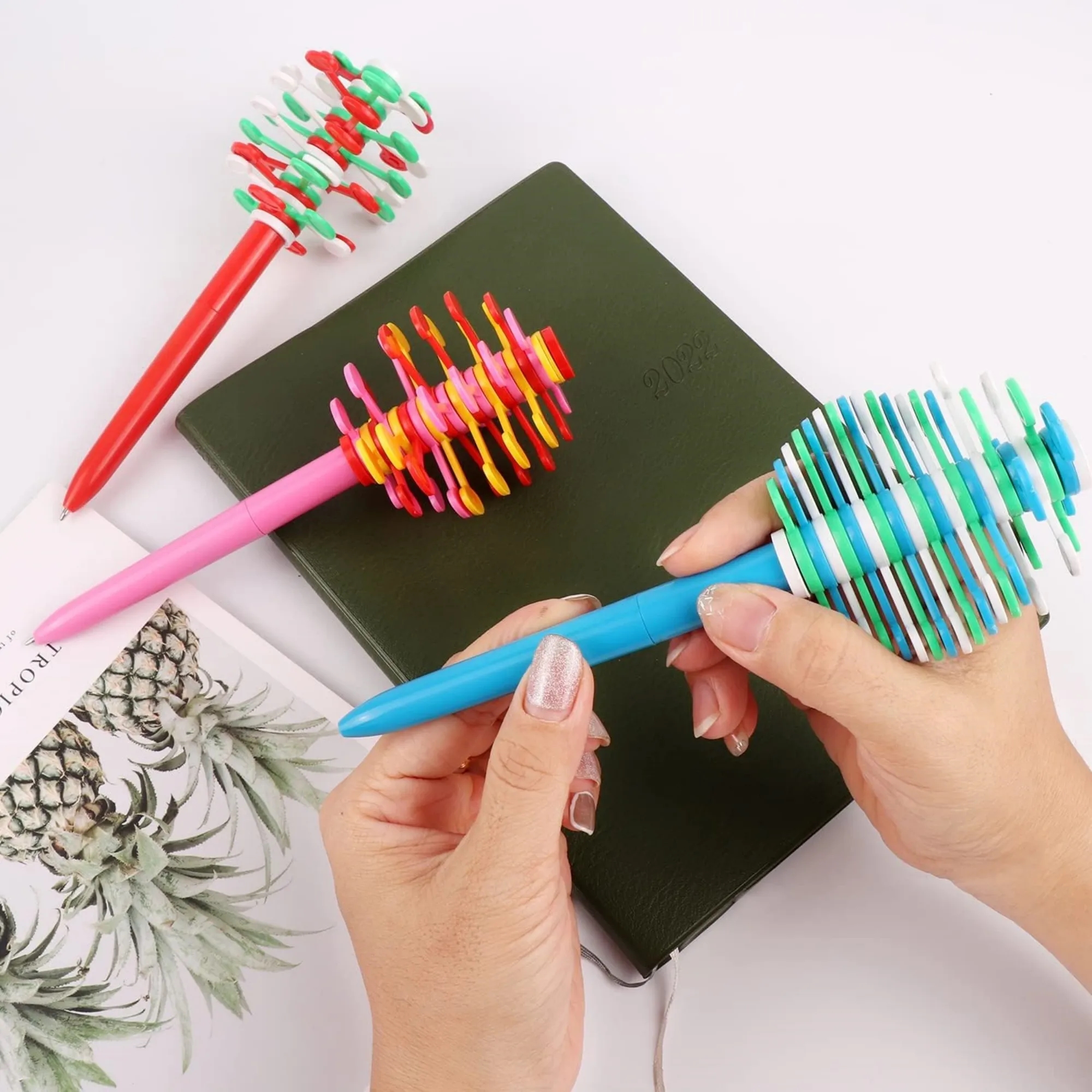 Fidget Rotating Decompression Ballpoint Pens for Students 6