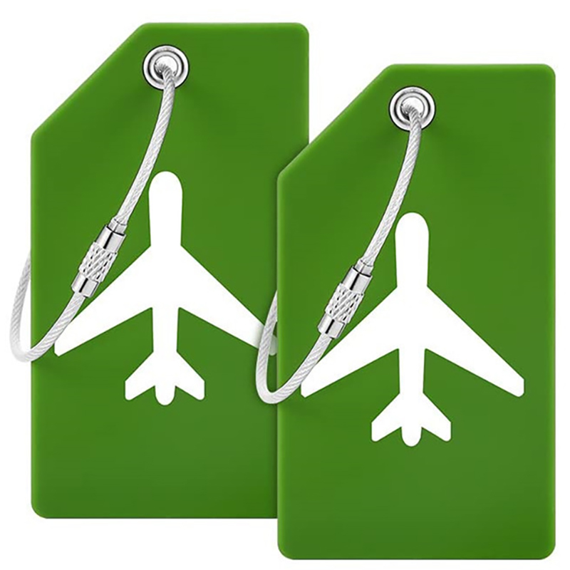 Silicone Luggage Tag with Name ID Card 2