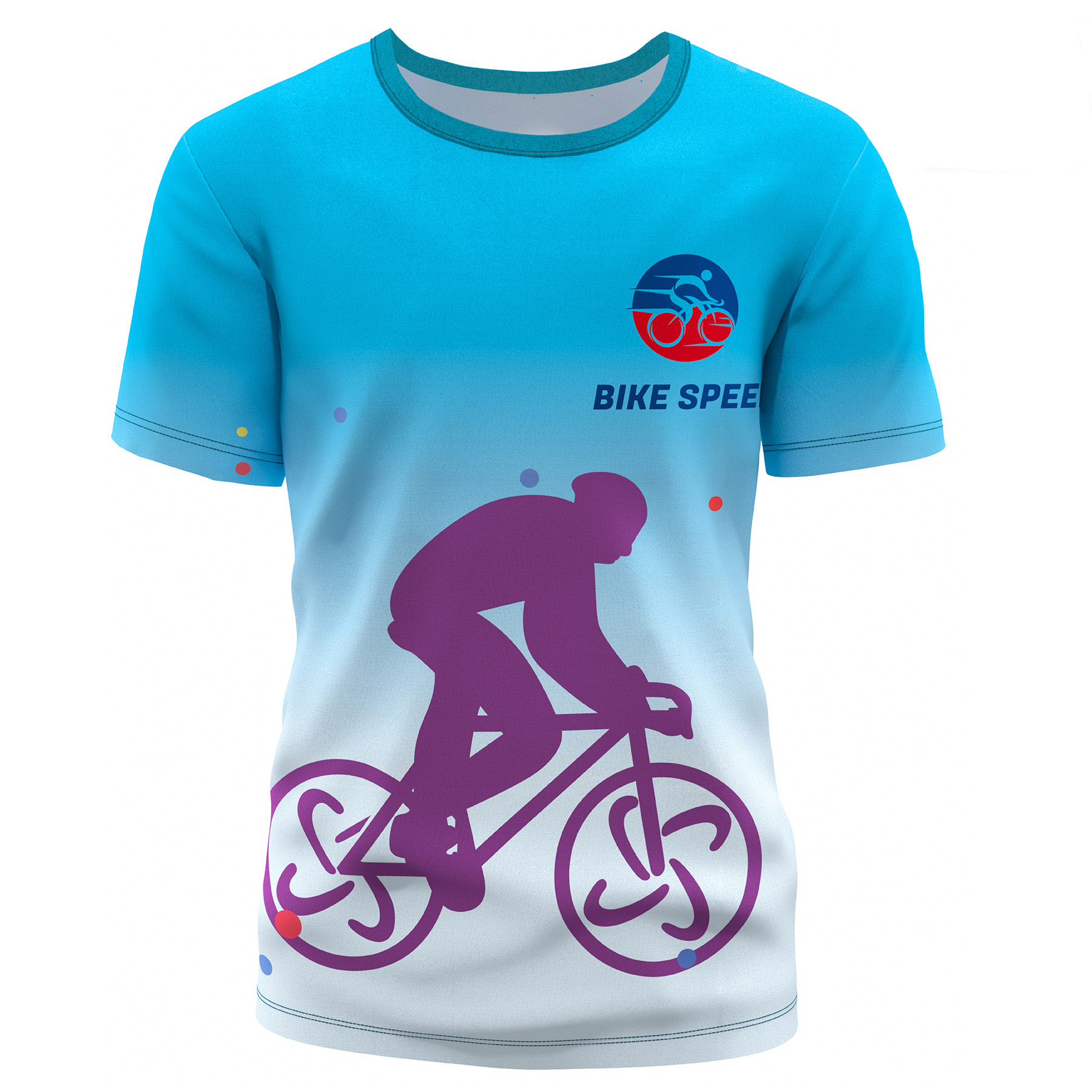 Custom Full Color Dye Sublimation Short Sleeve T-Shirt 5