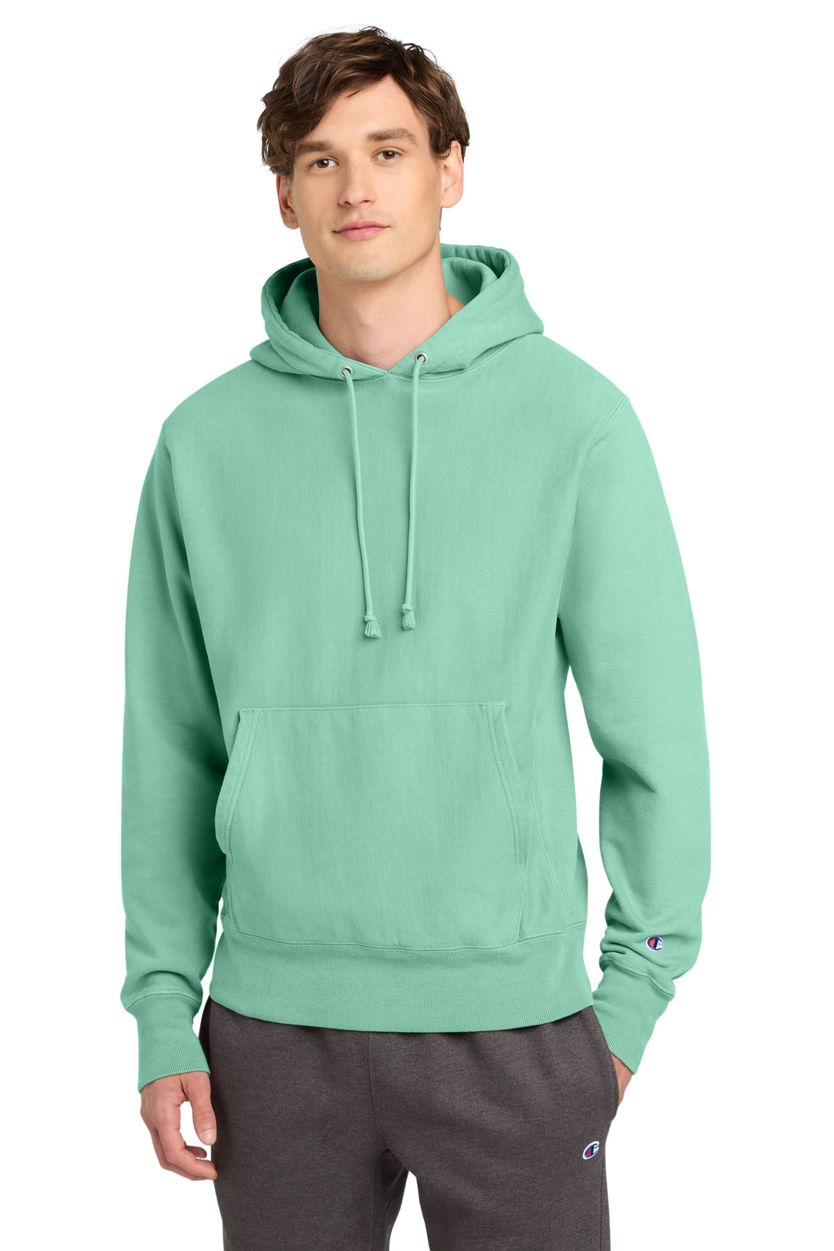 Champion Reverse Weave Garment-Dyed Hooded Sweatshirt. GDS101 18