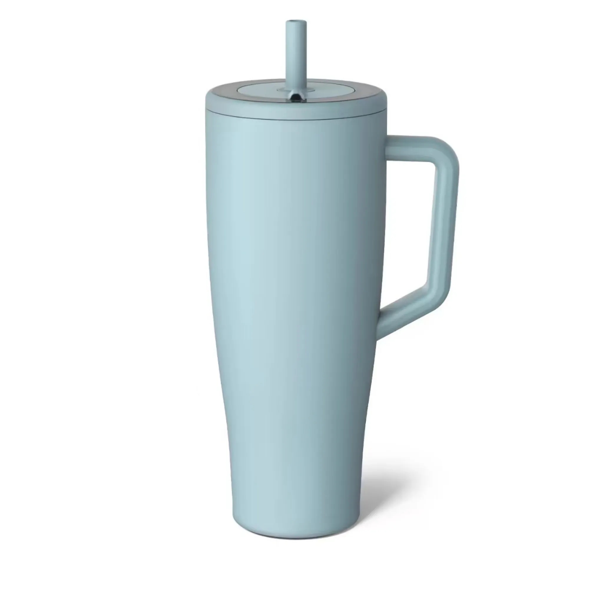 40oz Stainless Steel Straw Tumbler With Handle 10