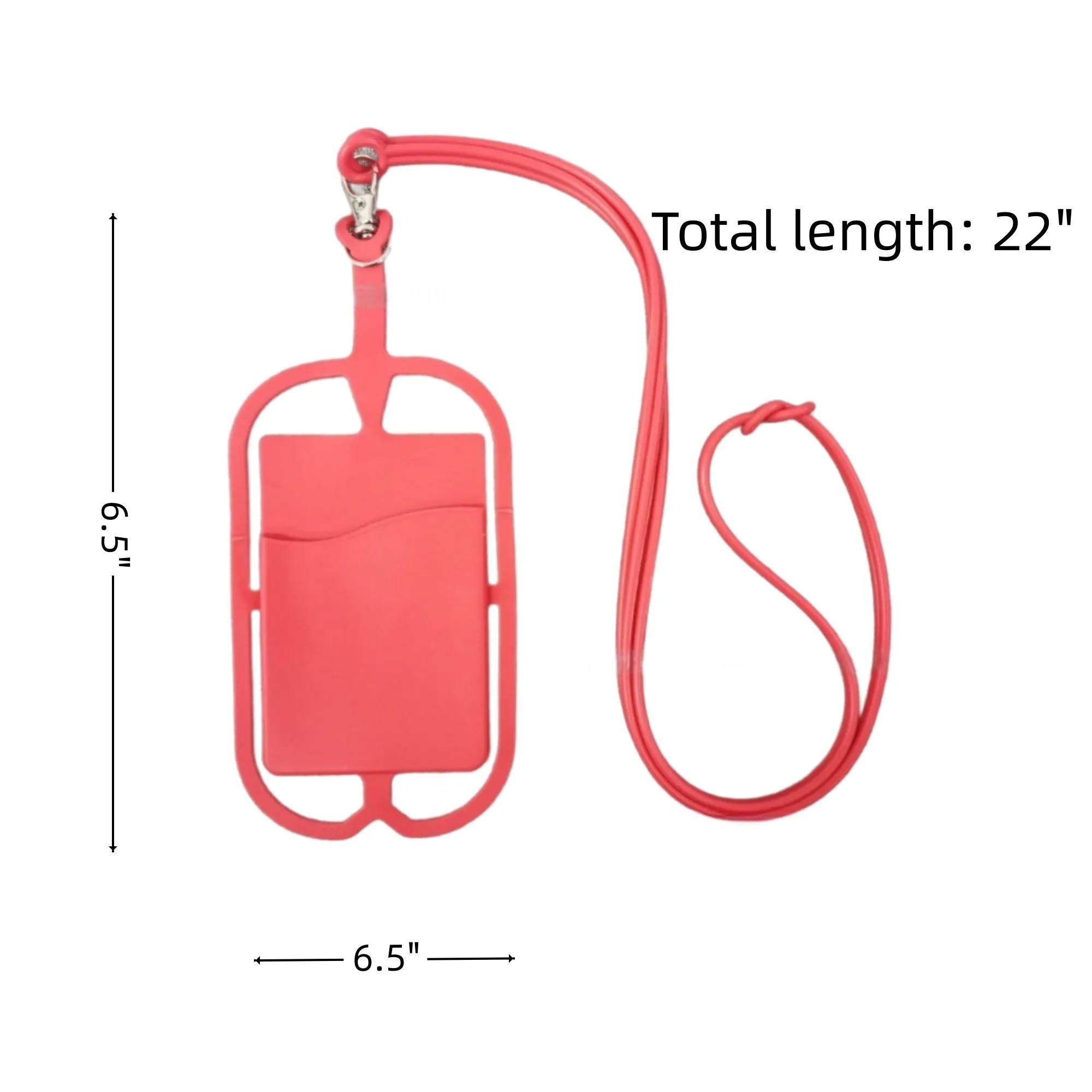 Silicone Universal Phone Case Lanyard With Card Holder 2
