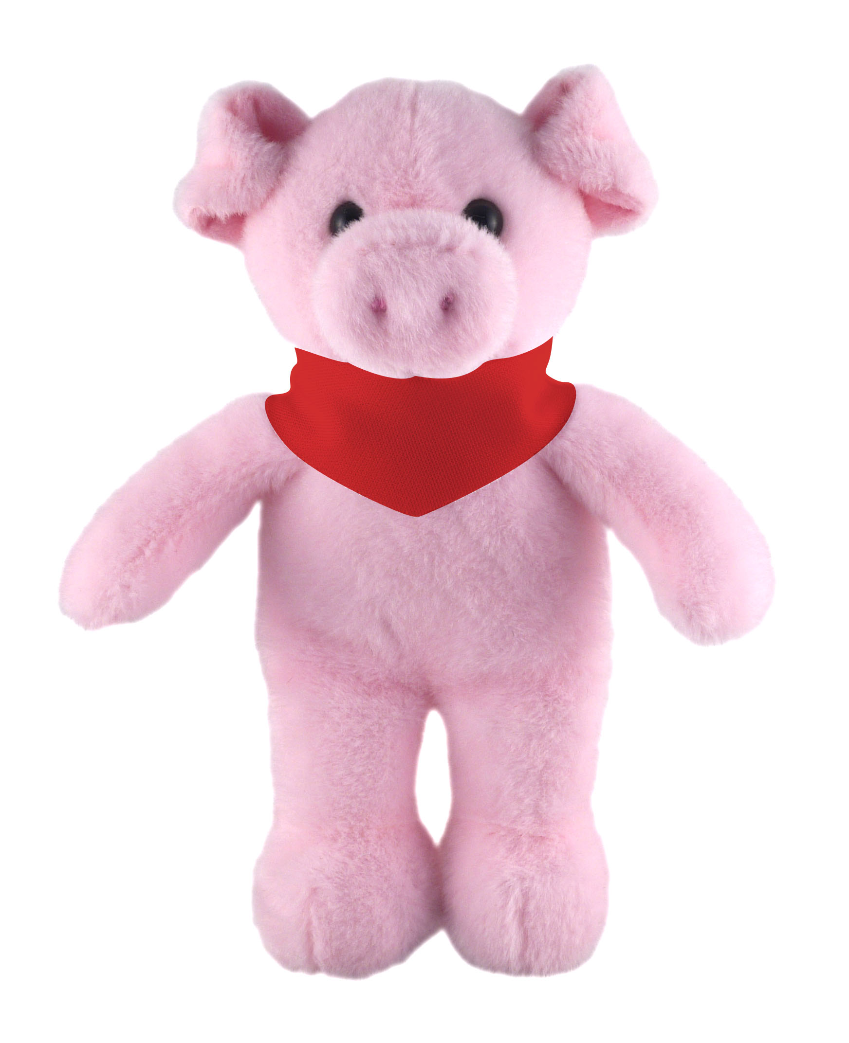 Soft Plush Stuffed Pig with Bandana 4