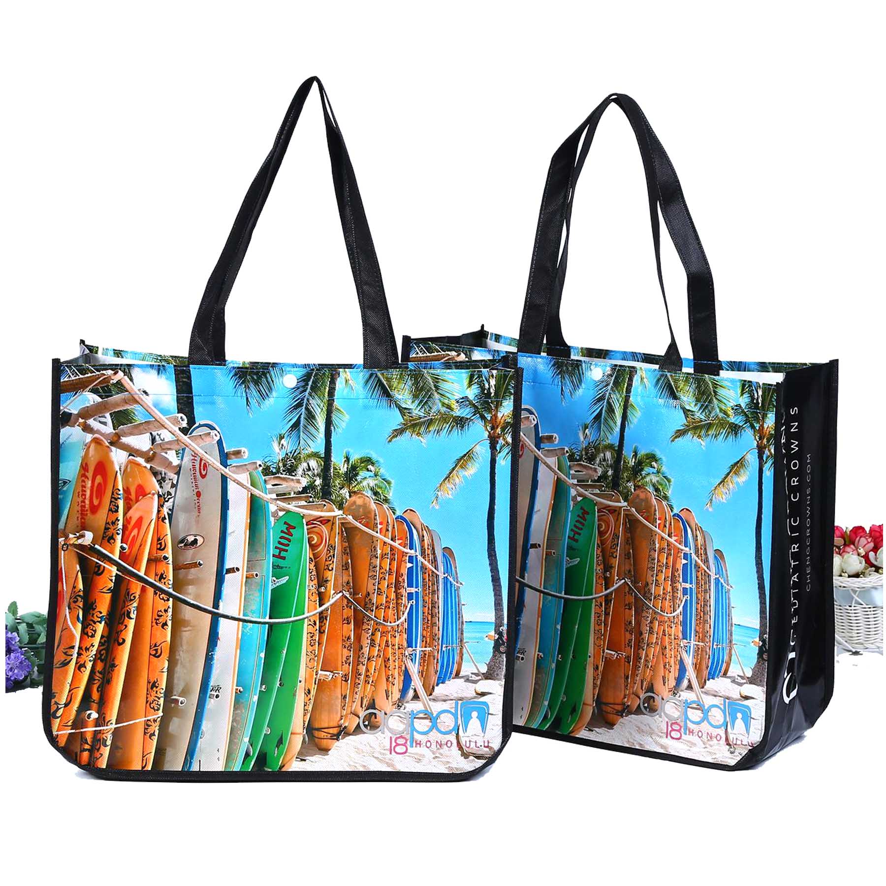 Laminated Shopping Tote 2