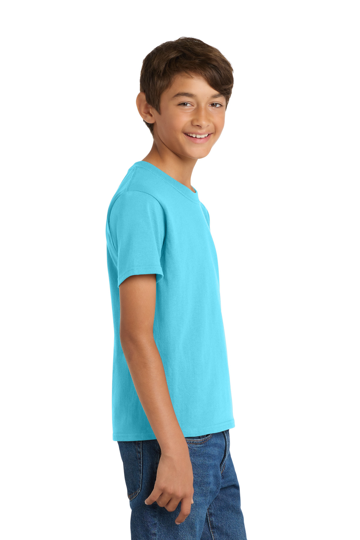 Port & Co Youth Core Cotton Tee. PC54Y 17