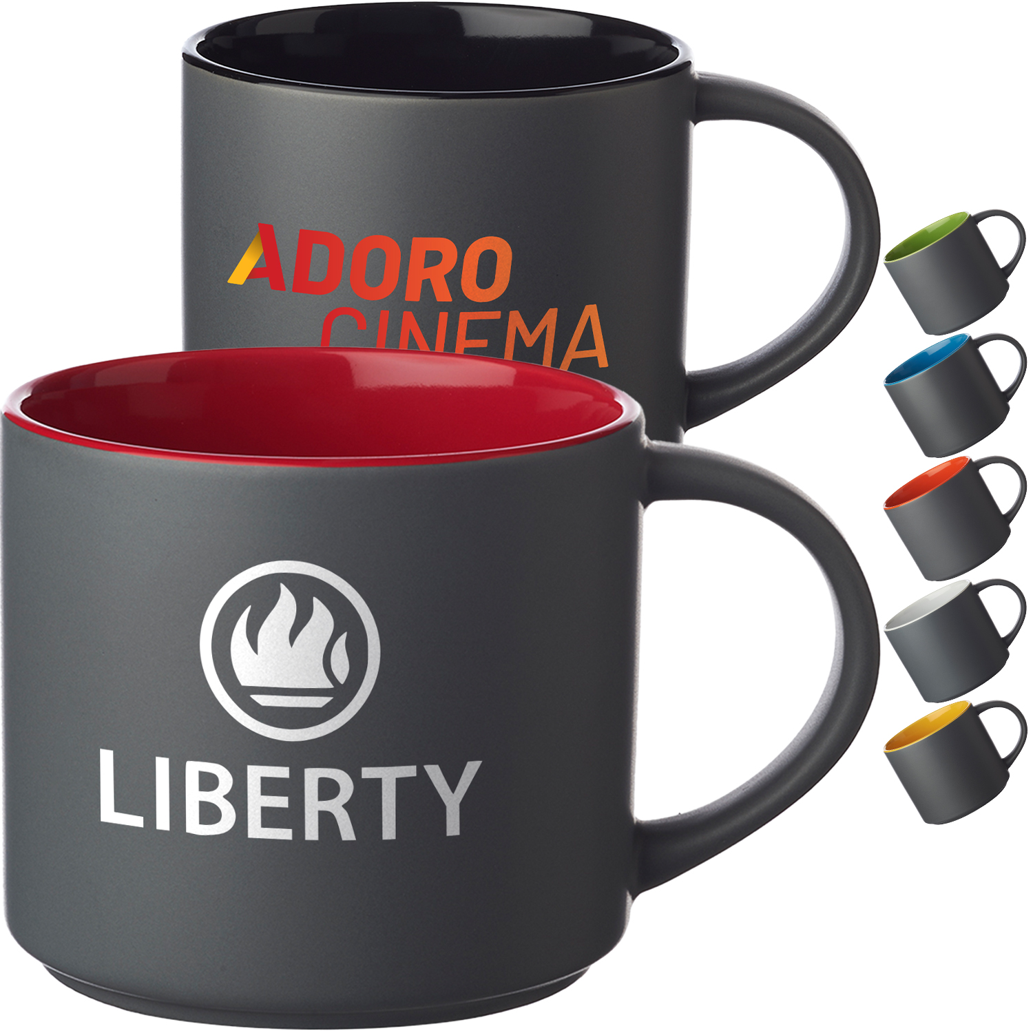 16 oz. Matte Stackable Ceramic Mug 6