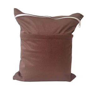 Wet Dry Bags with Two Zippered Pockets for Baby Diapers 25