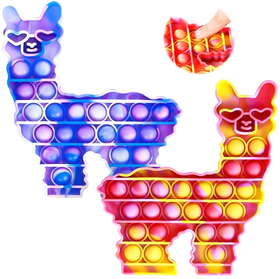 Alpaca Popper Toys Sensory Silicone Squeeze for Kids and Adults 12