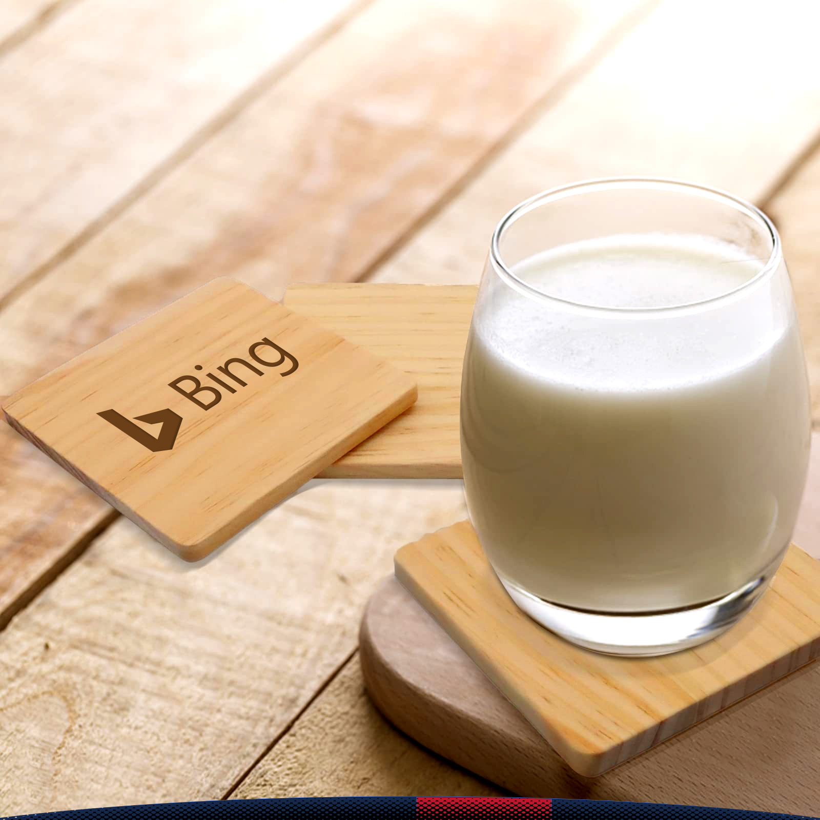 Jelawat Bamboo Square Coaster 2