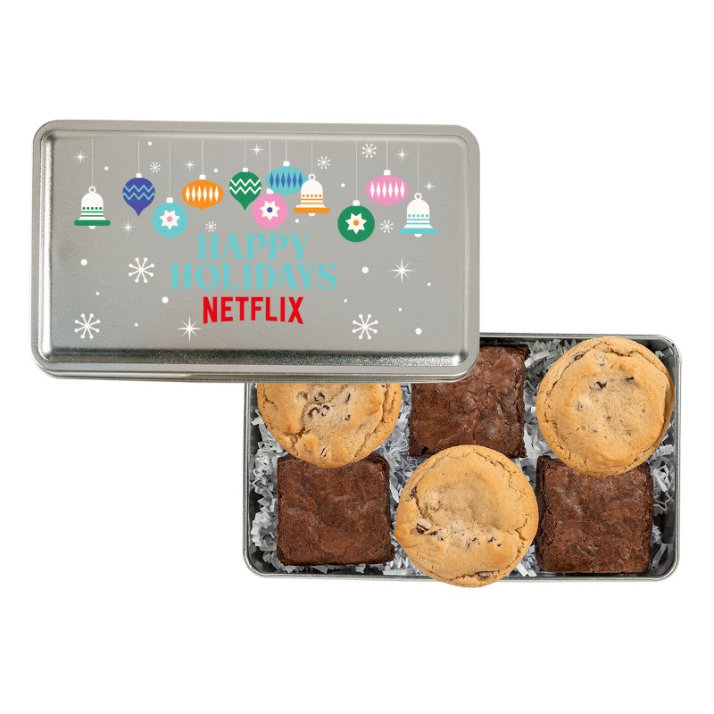 Fresh Beginnings Fudge Brownies & Chocolate Chip Cookies in Tin 2
