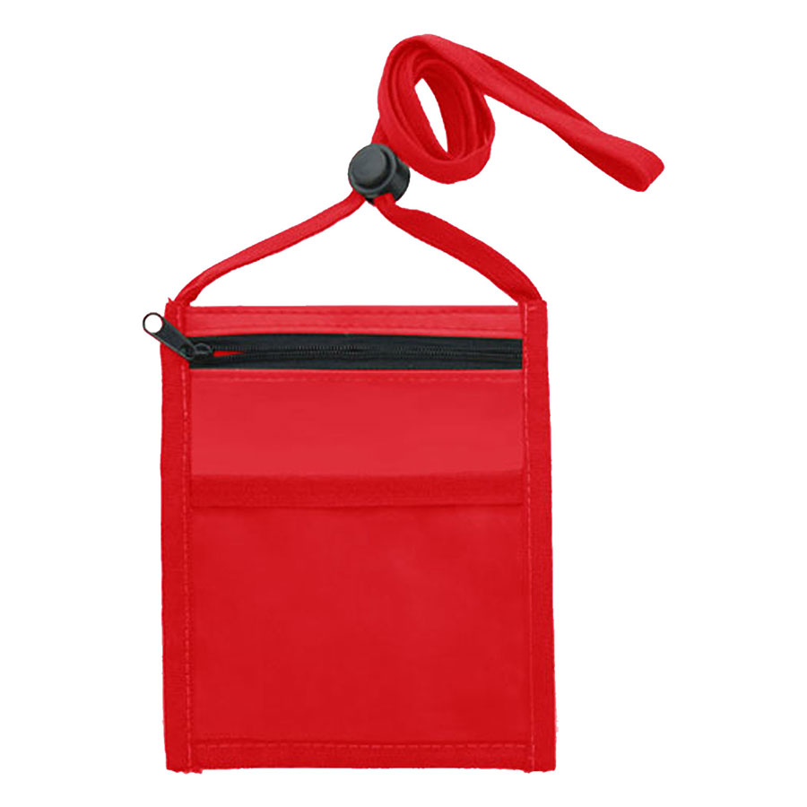 Adjustable Lanyard Neck Wallet - 6.00" x 5.25" 7