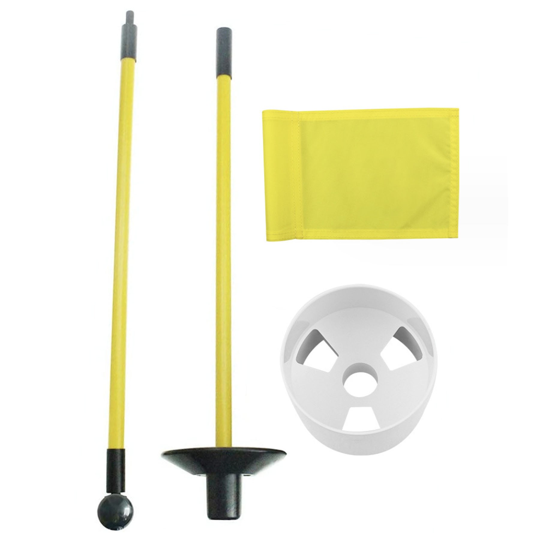 Golf Practice Flagsticks Flags With Cups 1