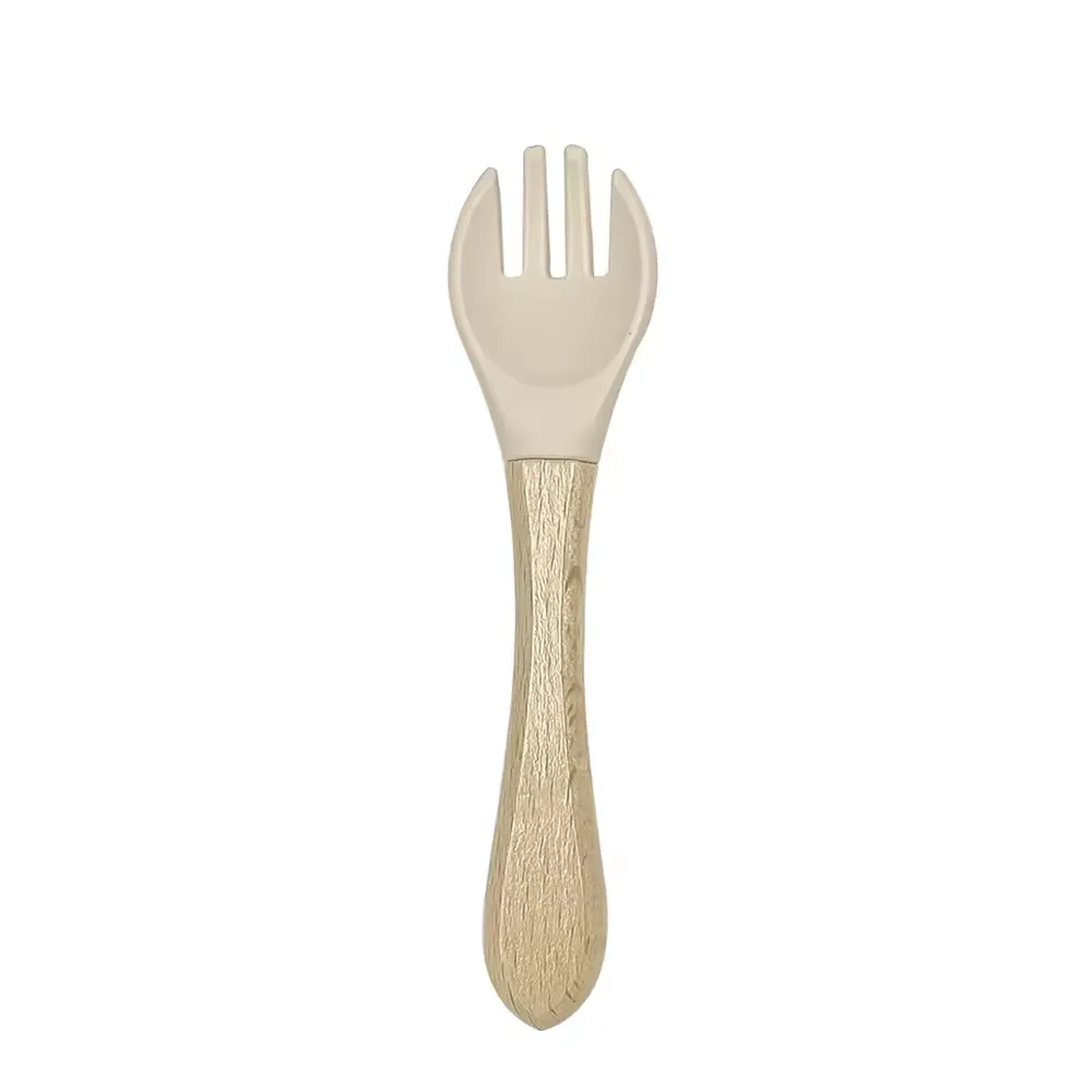 Baby Silicone Fork with Babmoo Handle 4