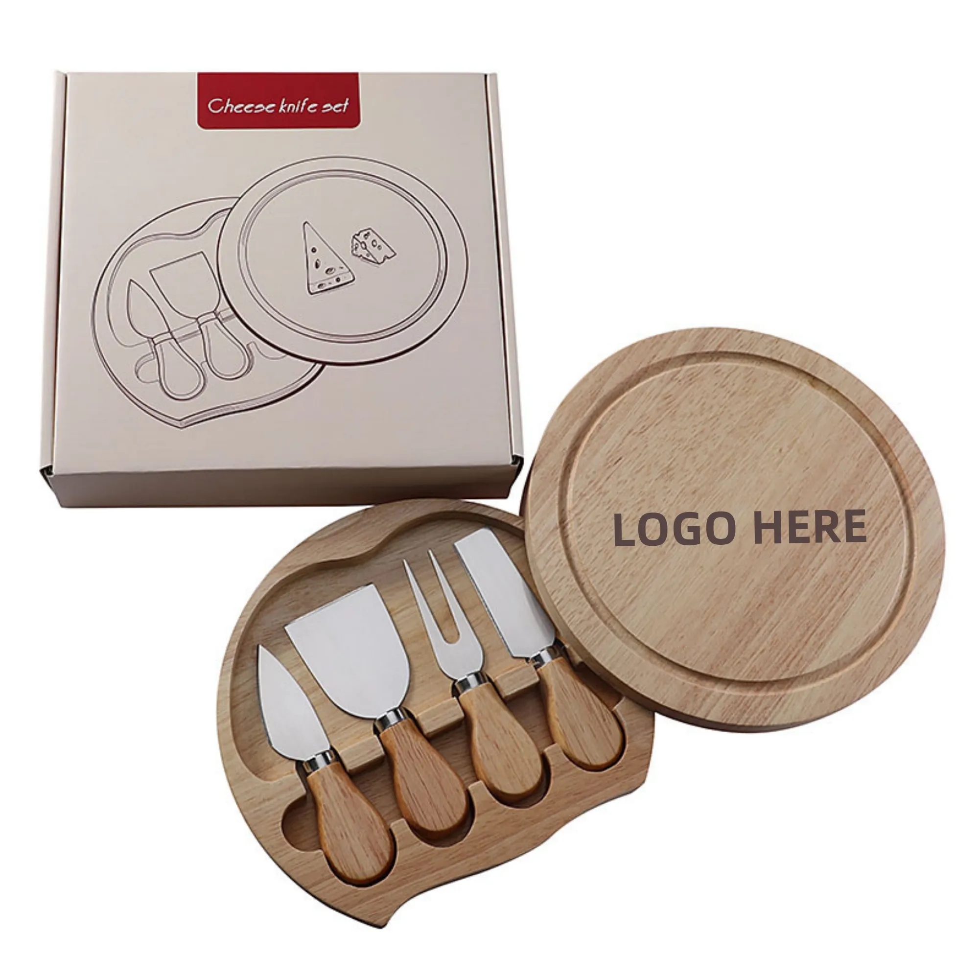 Cheese Knives Set with Wooden Handle 2