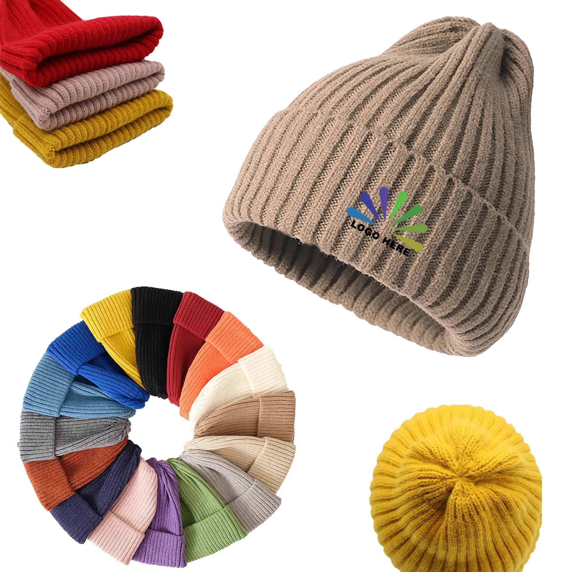 Warm Pointed Top Knitted Hat 8