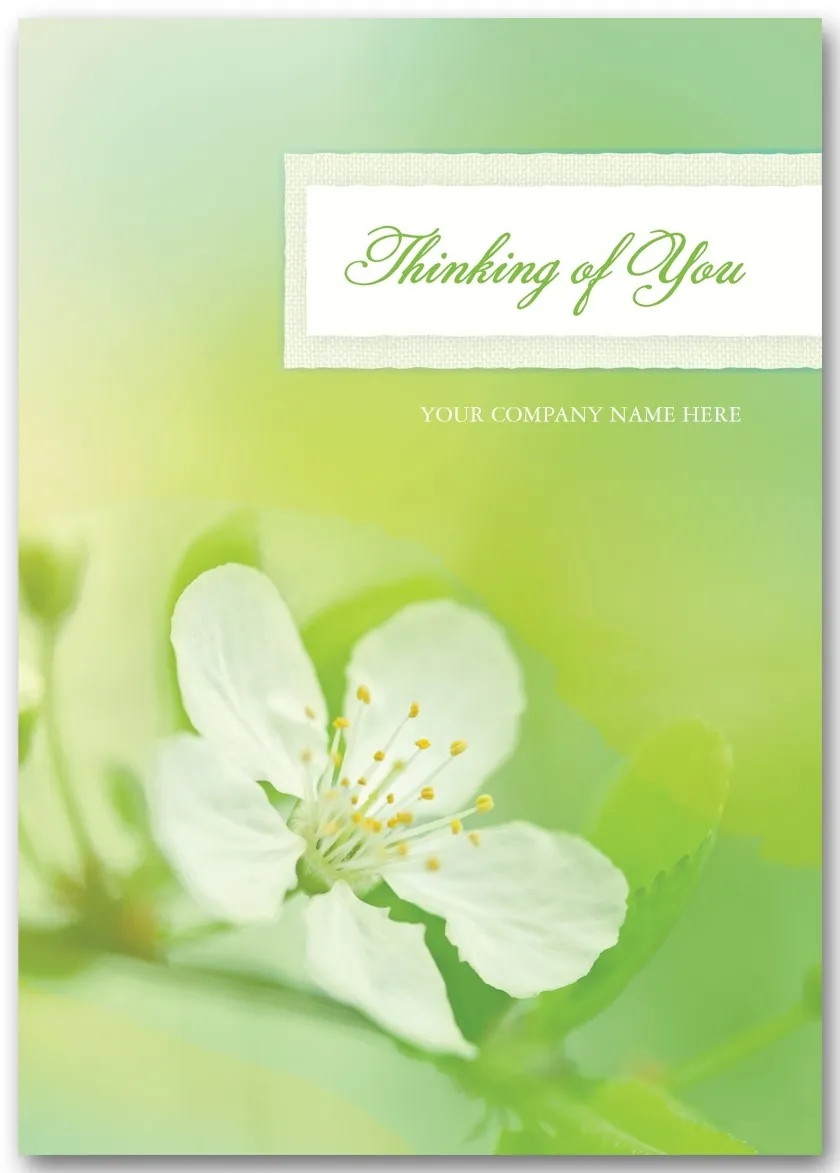 Apple Blossom Sympathy Cards 2