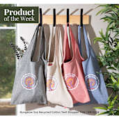 Bungalow 5oz Recycled Cotton Twill Shopper Tote 51