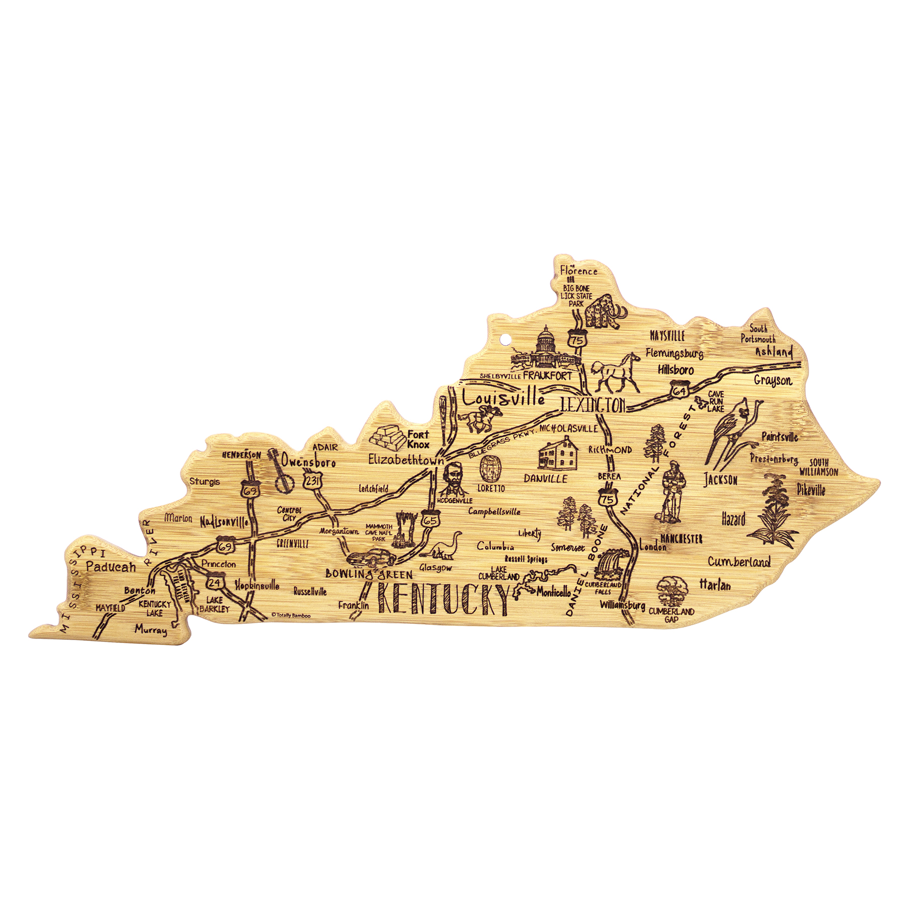 Destination Kentucky Cutting & Serving Board 2