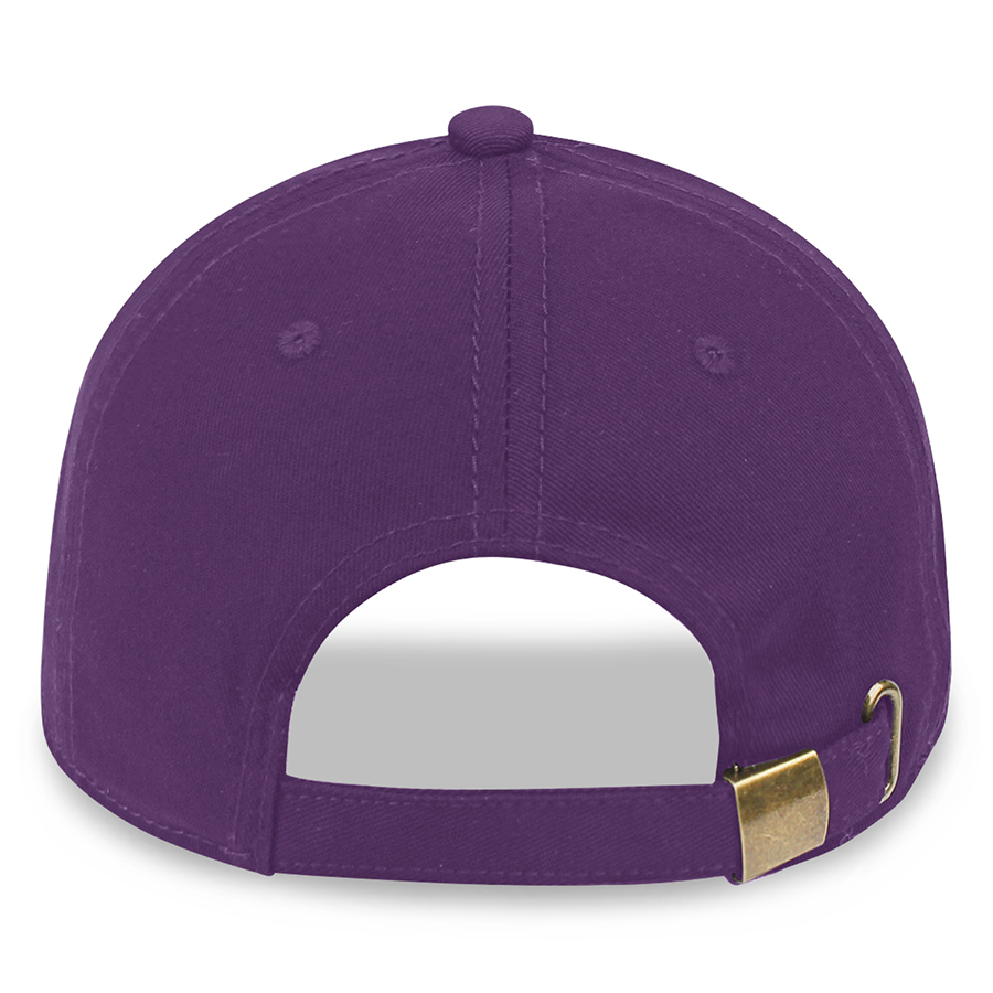 Stock Solid Color Cotton 6-Panel Baseball Cap w/ Metal Tuck 14