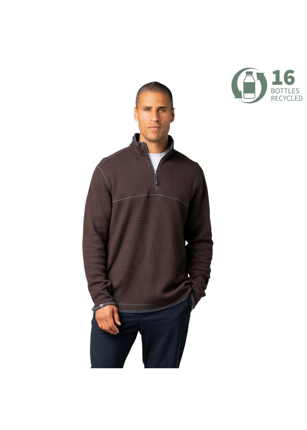 Storm Creek Men's Maverick Waffle Knit Quarter Zip 15