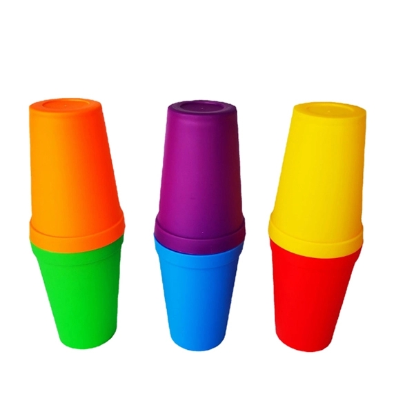 Fluted Plastic Stadium Cup 4