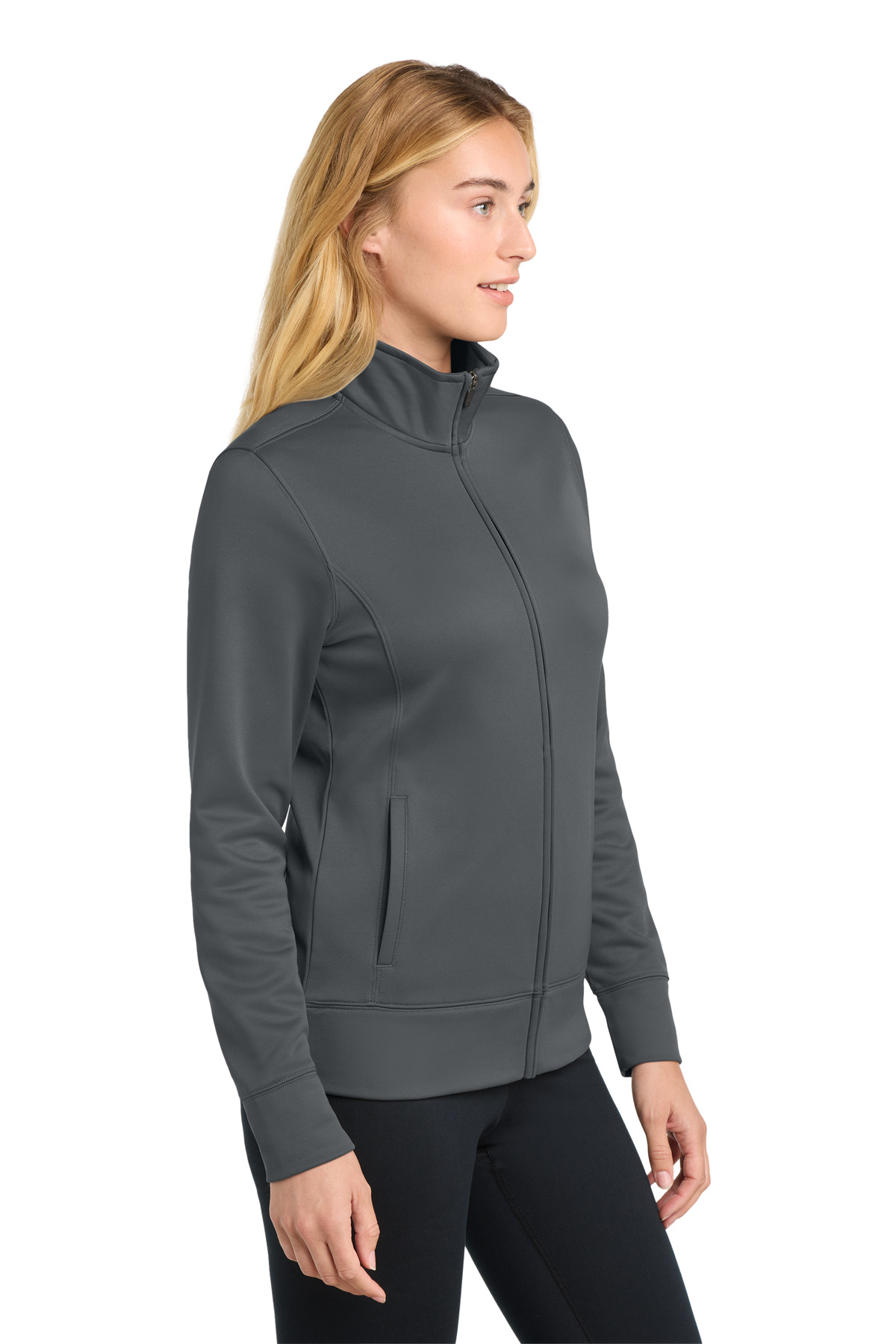 Sport-Tek Women's Sport-Wick Fleece Full-Zip Jacket. LST241 51