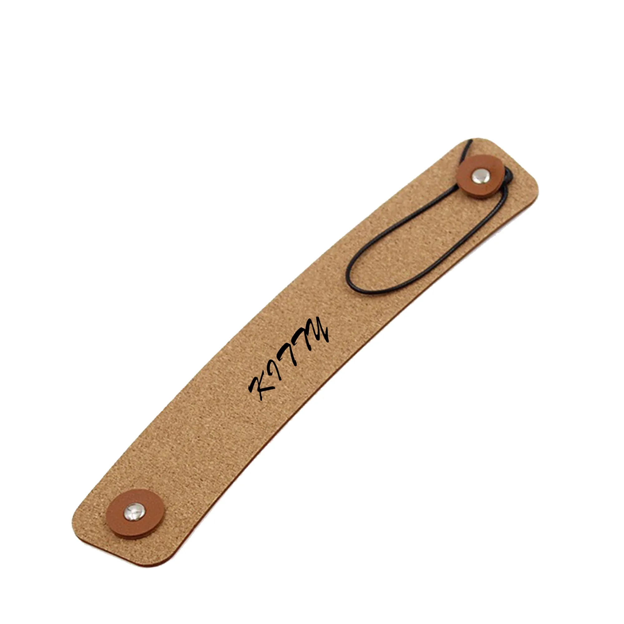 Foldable Natural Color Cork Leather Cup Sleeve 3