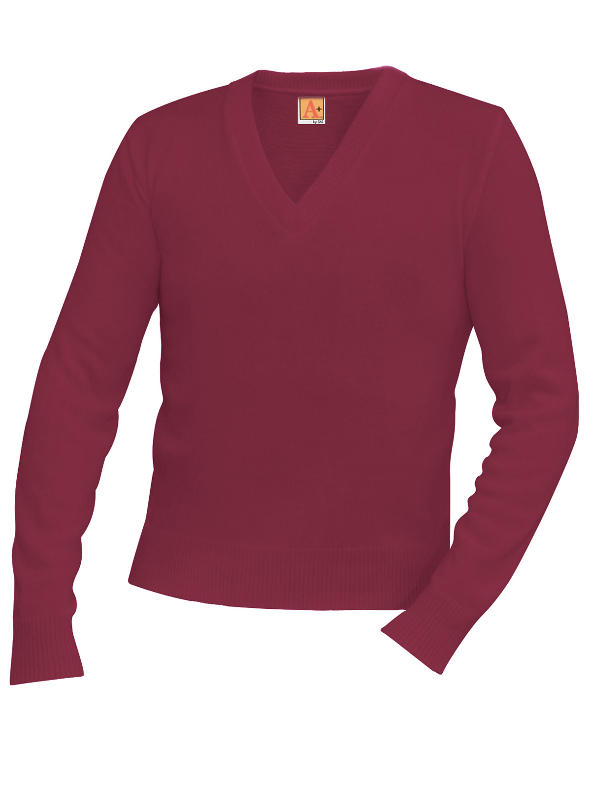 A+ Uniforms - Unisex Jersey V-Neck Long-Sleeve Pullover Sweatshirt 11