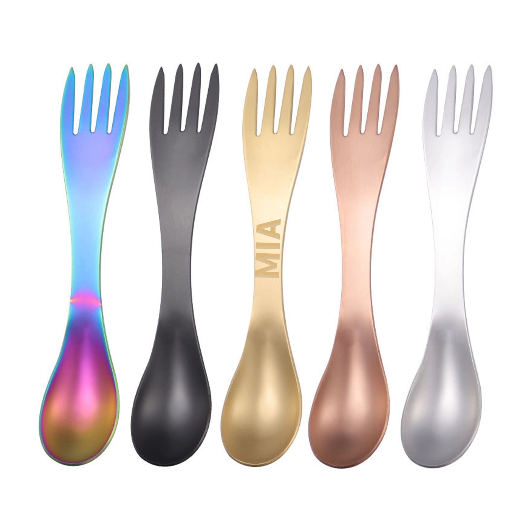 Spork 2 in 1 Fork Spoon Combo 2