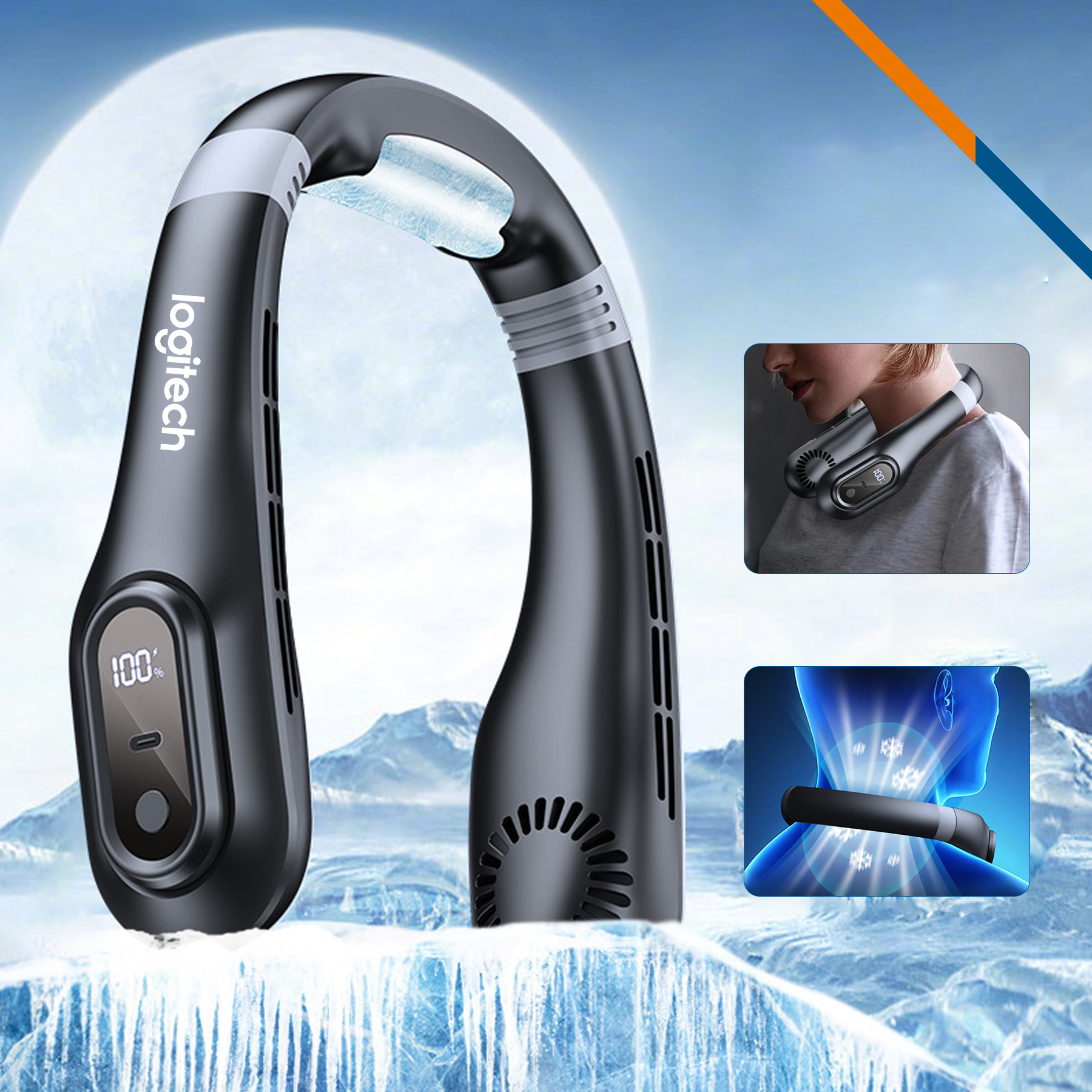 Lenny Bladeless Neck Fan 2