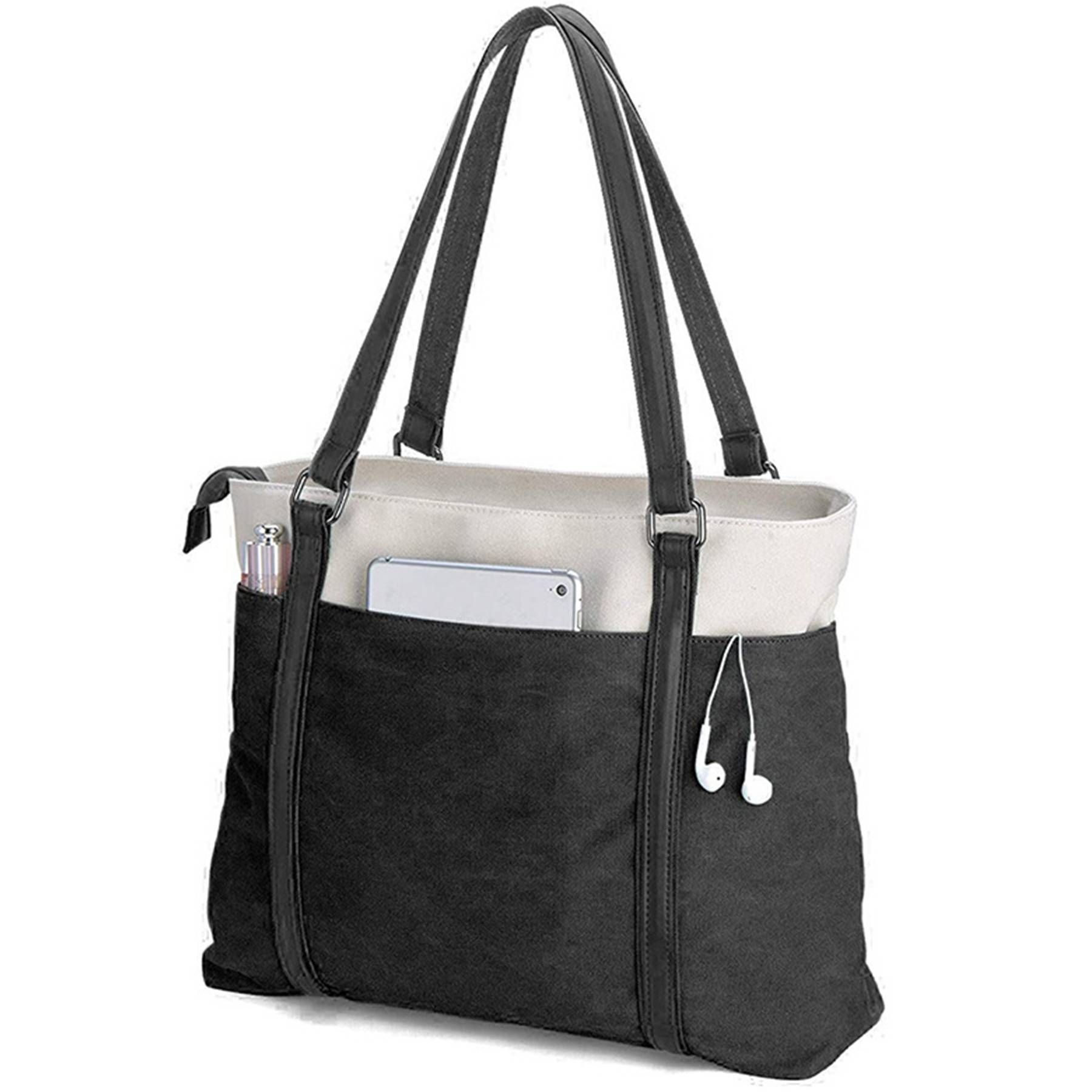 Canvas Lightweight Laptop Tote Bag for Work 2