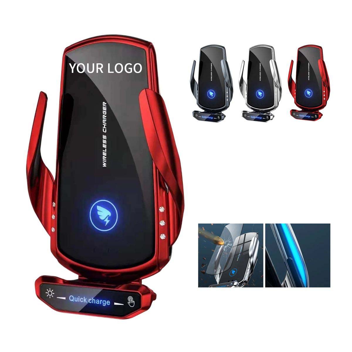 Car Phone Mount with Scratch Resistant Silicone 2