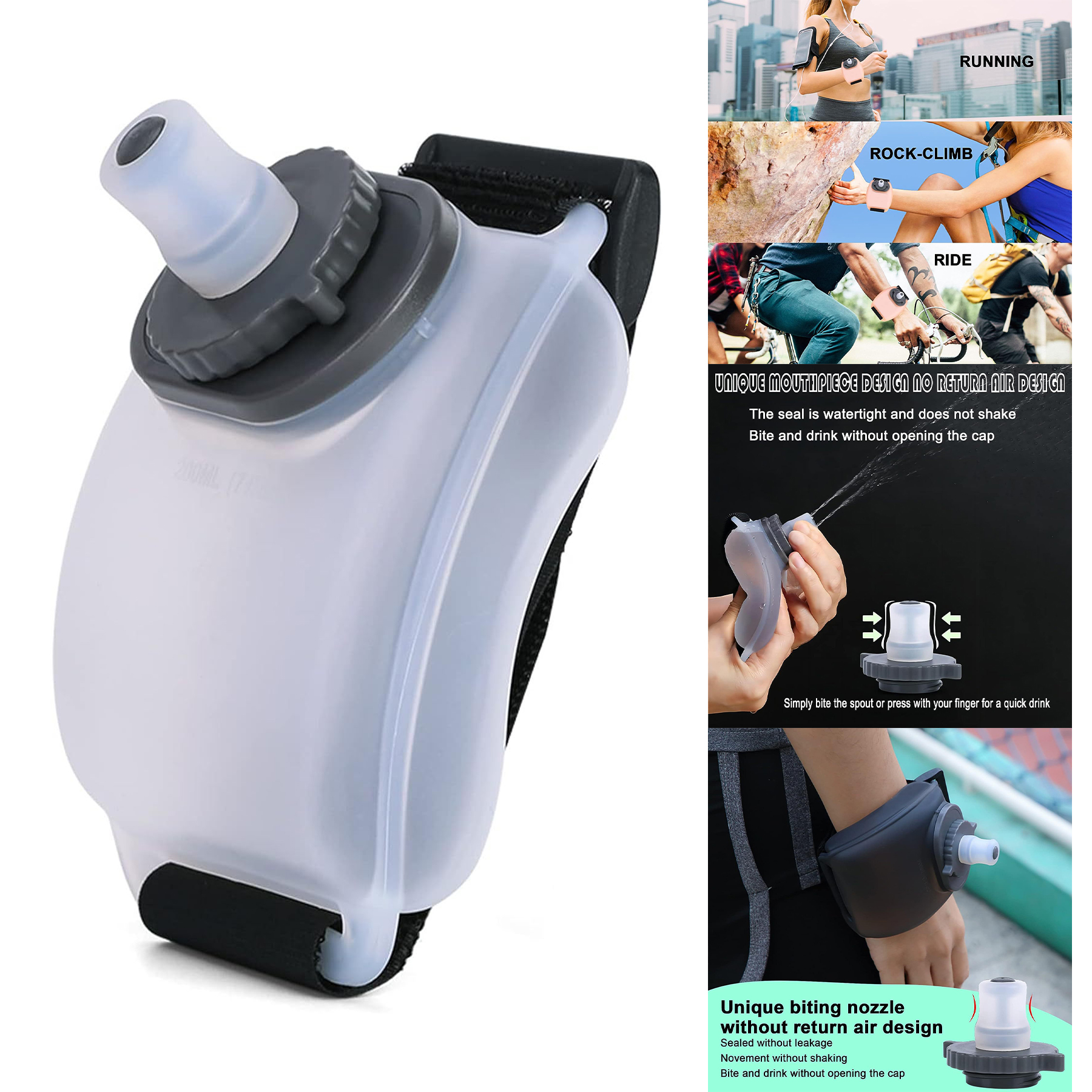 7oz/200ml Wrist Water Bottle 3