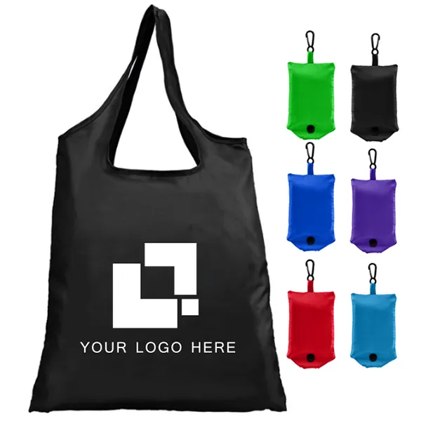 Recycled PET Folding Tote in a Pouch 1