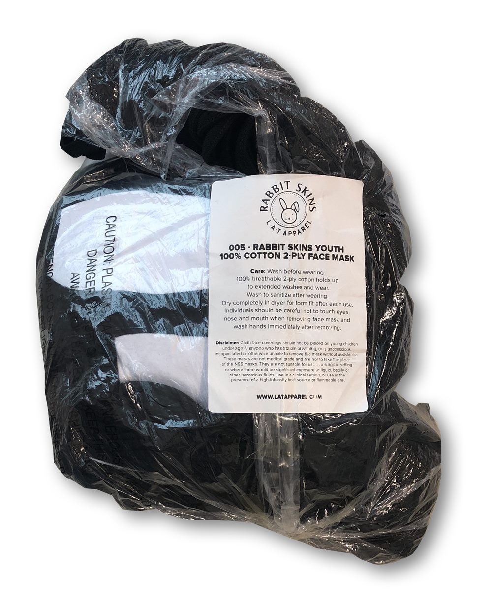 Youth 100% Cotton 2-Ply Face Mask - 005 5