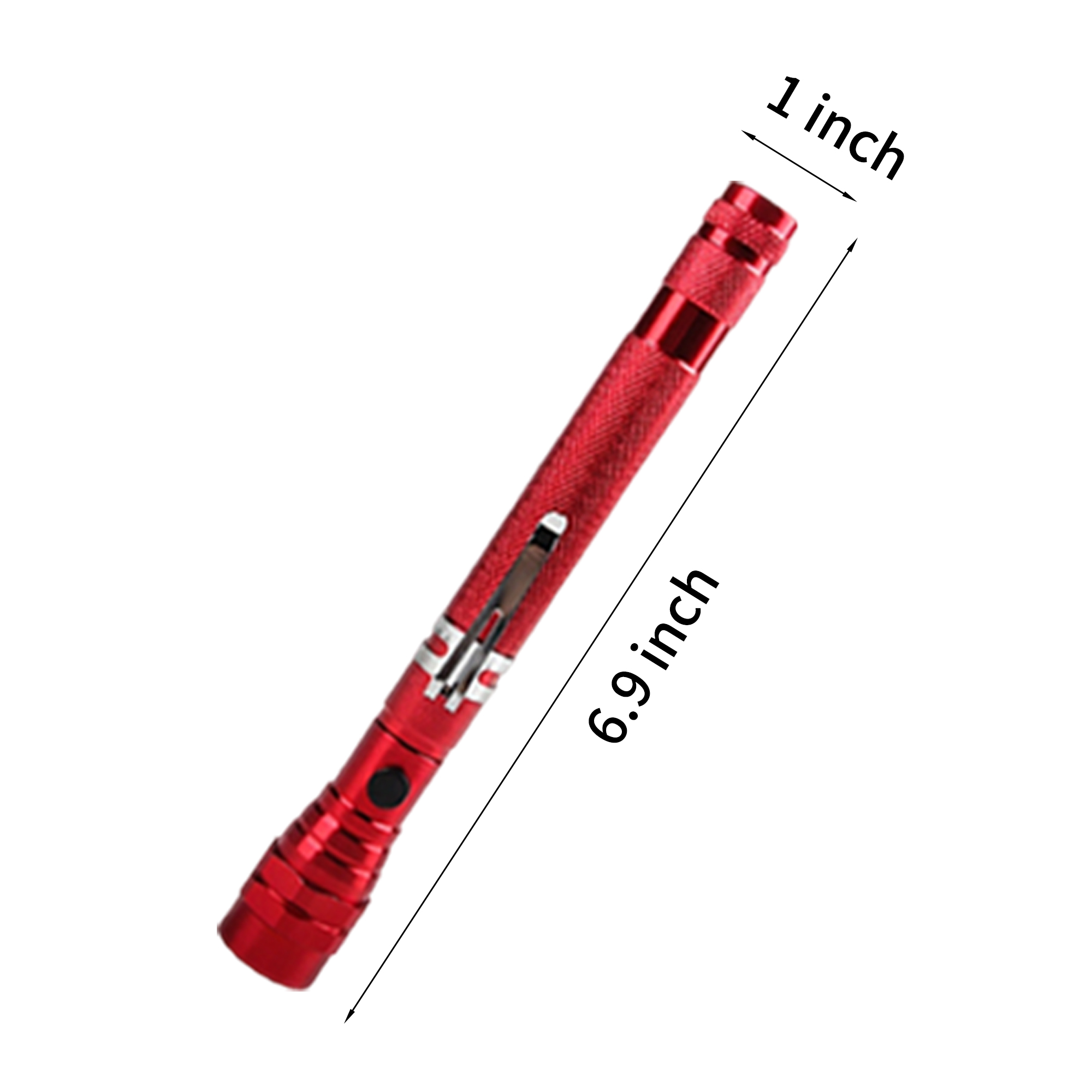 Telescopic Magnetic Work Light Pocket Size 6.9" Length 5