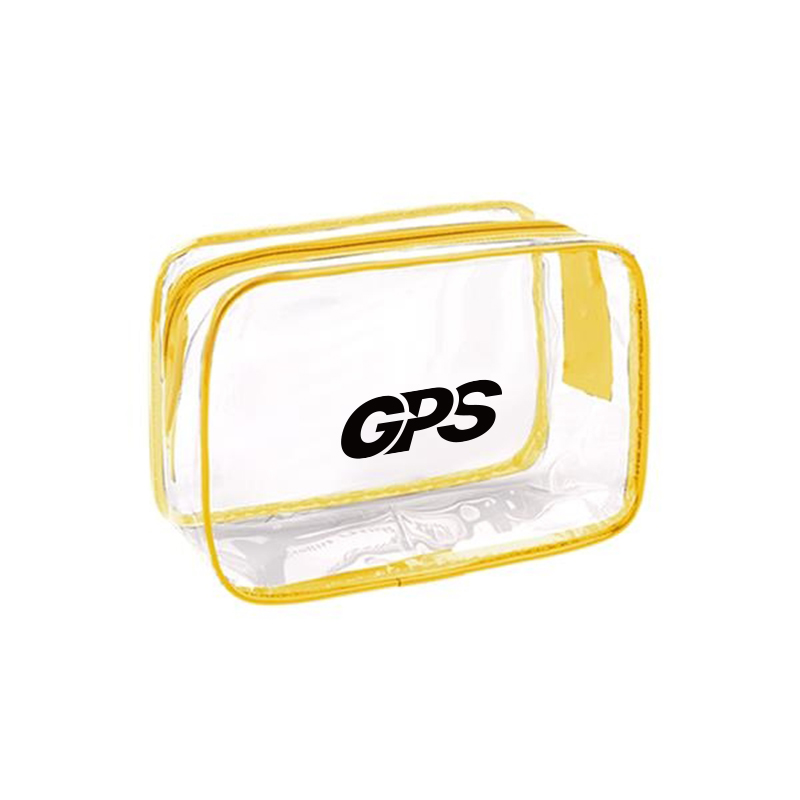 PVC Zippered Toiletry Makeup Bag Handle Bag 3