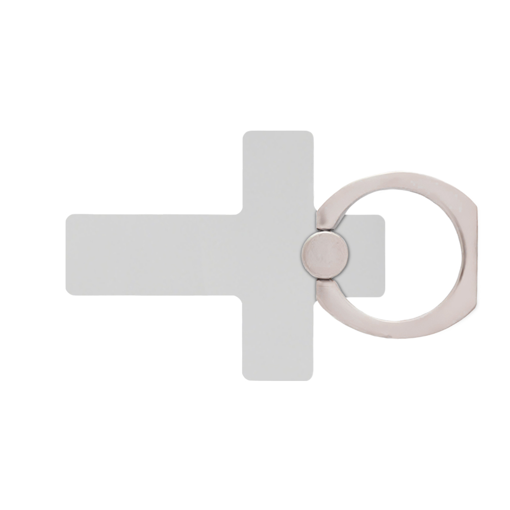 Cross Shaped - Washington Metal Adhesive Cell Phone Ring Grip Holder And Stand 5