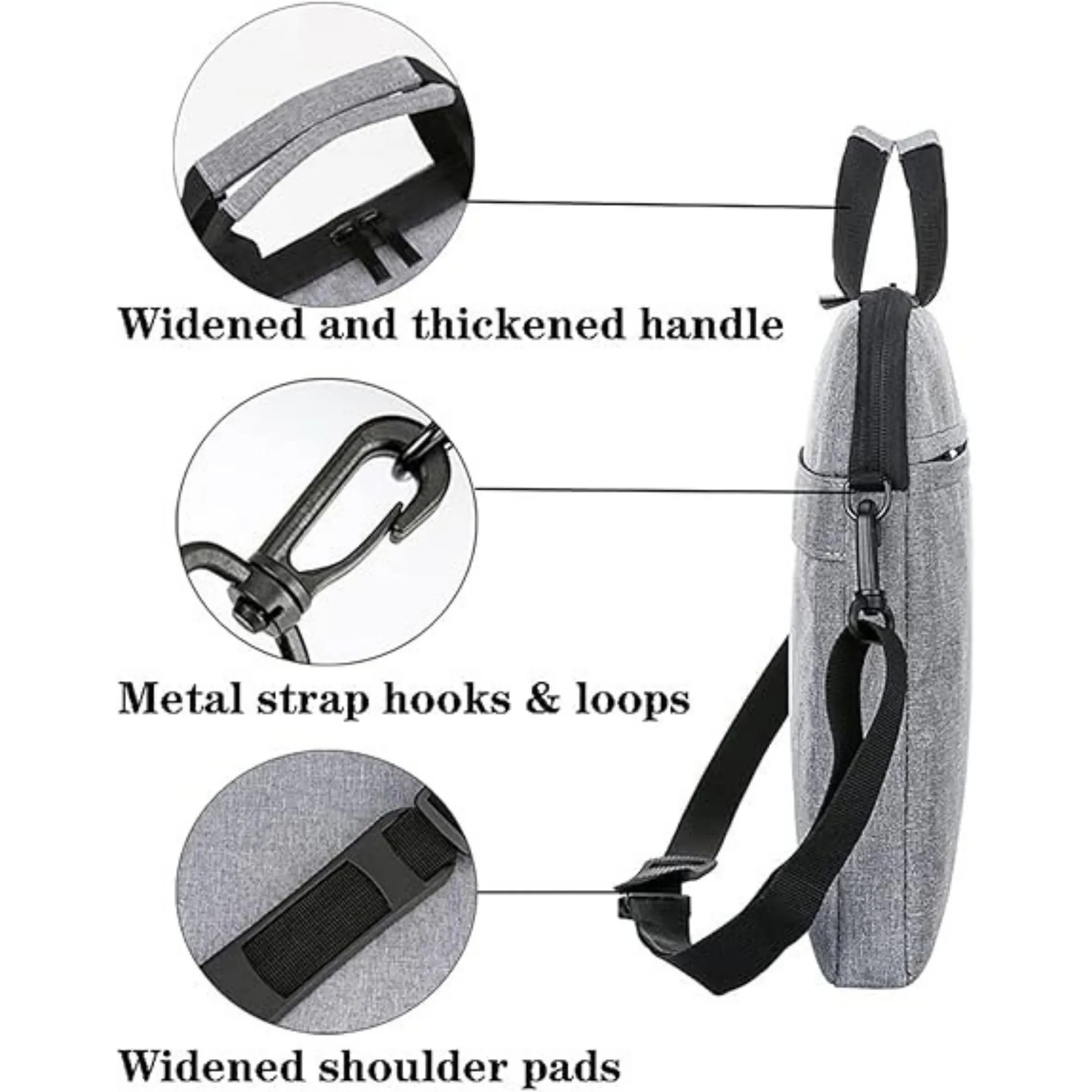 Business Laptop Shoulder Briefcase Bag 3