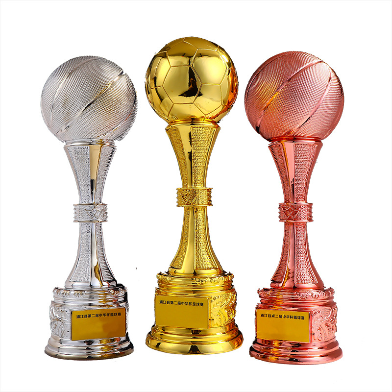 Metal Soccer Trophy 3