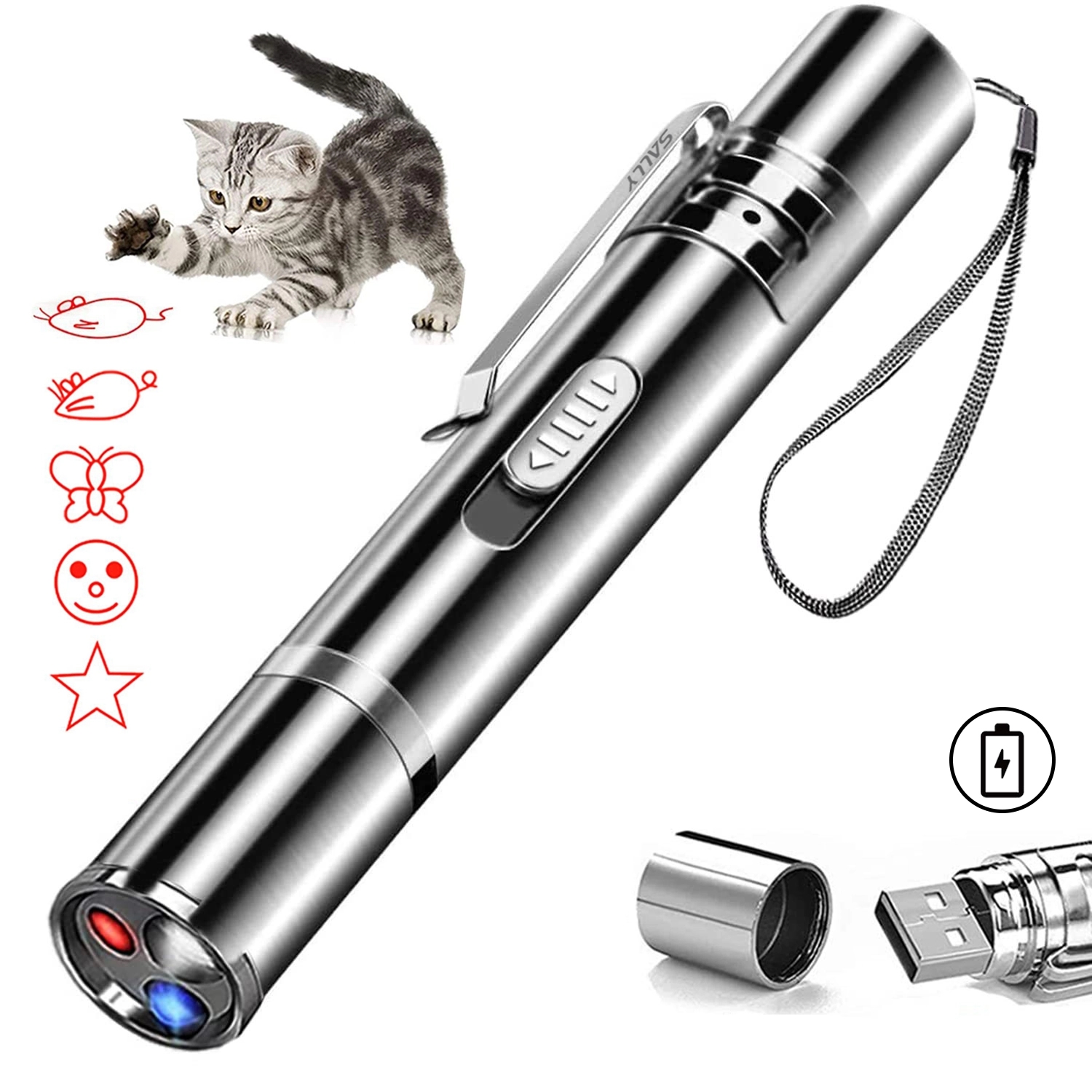 Multifunction Cat Red Laser Pointer 2