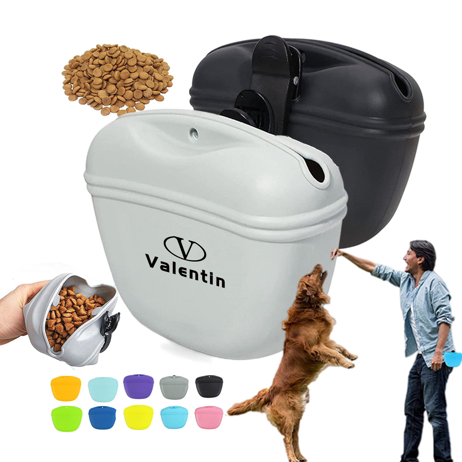 Silicone Dog Treat Pouch 1