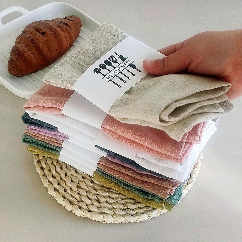 Cotton Linen Blend Tea Towel 4